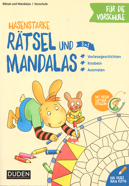 Hasenstarke Rätsel und Mandalas